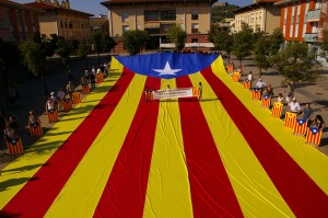 L'estelada de l'ANC del Bages a Balsareny L'estelada de l'ANC del Bages a Balsareny