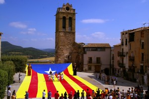 Senyera ACN Bages a Artés Senyera ACN Bages a Artés