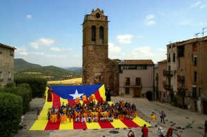 Senyera ACN Bages a Artés Senyera ACN Bages a Artés