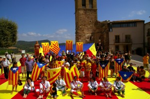Senyera ACN Bages a Artés Senyera ACN Bages a Artés