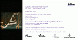 El temps, com un retaule trencat