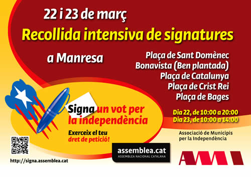 Signa un vot per la indepència