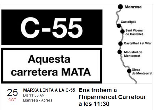 cartell marxa lenta c-55